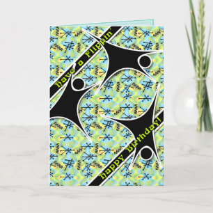 Cartão Feliz Aniversário do Voo (Cartão)