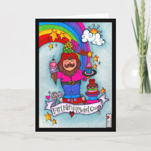 Cartão Feliz Aniversário Docinho Um Gnomie Card