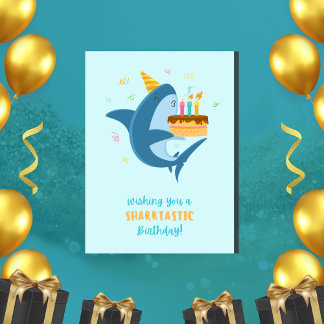 Cartão Feliz aniversário dos presentes