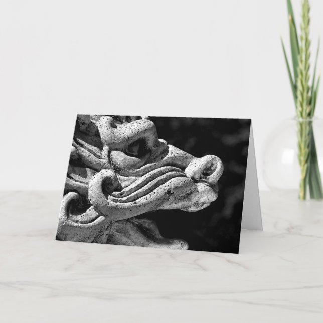 Cartão Feliz aniversário - Dragão (Frente)