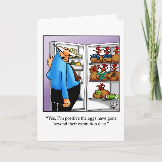 Cartão Feliz Aniversário Engraçado (Frente)