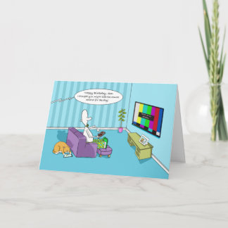 Cartão Feliz Aniversário Engraçado Filho Com Controle Rem