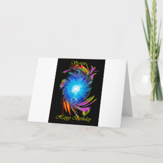 Cartão Feliz Aniversário Escorpião