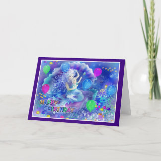 Cartão Feliz Aniversário estilo Peixe 009