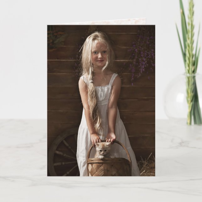 Cartão Feliz Aniversário Filha (Frente)