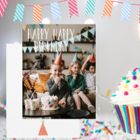 Feliz Aniversário Flat Card