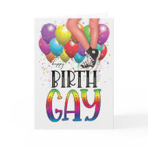 Feliz Aniversário GAY Adolescente Pernas em Tênis 