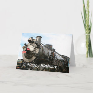 Cartão Feliz Aniversário: Grande Canyon Locomotiva ferrov