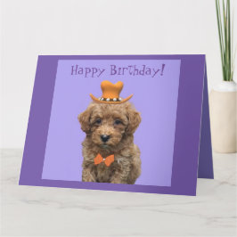 Cartão "Feliz Aniversário" grande Personalizar Cachorro P
