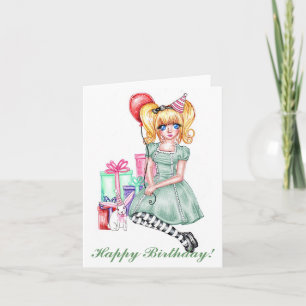 Cartão Feliz Aniversário (Green Card)