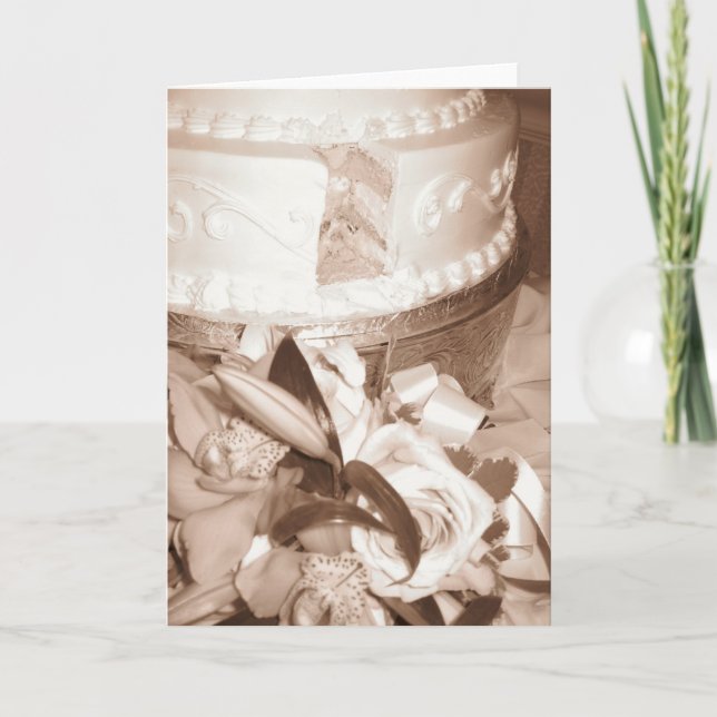 Cartão "Feliz Aniversario" Greeting Card (Frente)