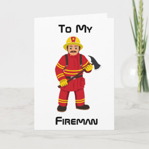 CARTÃO FELIZ ANIVERSÁRIO **HOTTIE** E MEU FAV FIREMAN