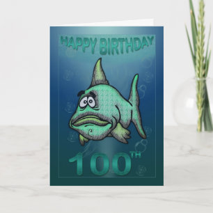 Cartão Feliz Aniversário Idade das Vadias Peixes Grumpy 1