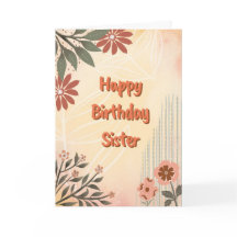 Feliz Aniversário Irmã
