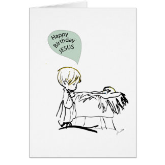 Cartão feliz aniversario jesus