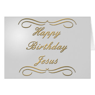 Cartão Feliz aniversario Jesus