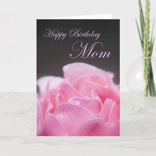Cartão Feliz aniversário mãe