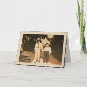 Cartão Feliz aniversário, mano!