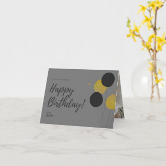 Cartão Feliz Aniversário Meu Marido Deseja Saudações