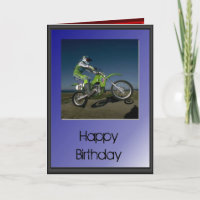 Feliz Aniversário - Motorcycle rider