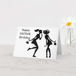 CARTÃO FELIZ **ANIVERSÁRIO MÚTUO** PARA VOCÊ!