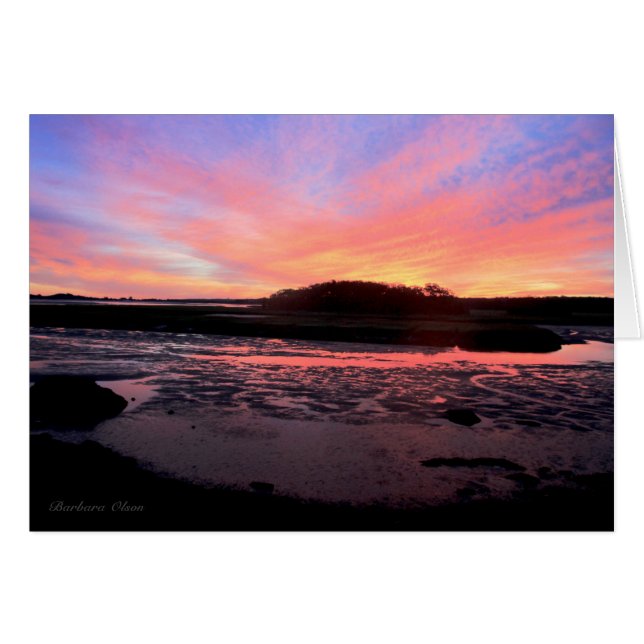 Cartão Feliz Aniversário: Nascer do Sol — Um nascimento d (Frente Horizontal)