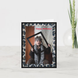 Cartão Feliz aniversário, nascer na década de 1950