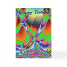 Feliz Aniversário Navegando Barcos em Rainbows