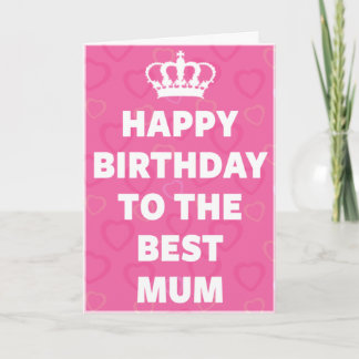 Cartão Feliz Aniversário Para A Melhor Mãe