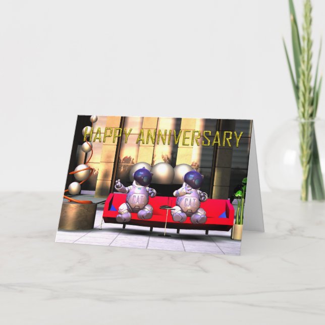 Cartão Feliz aniversário para amigos ou familiares. (Frente)