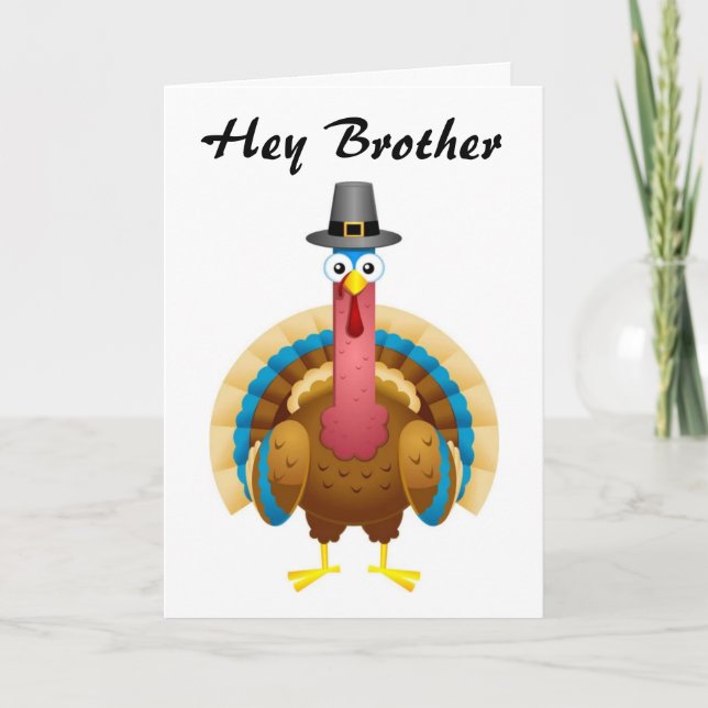 CARTÃO FELIZ ANIVERSÁRIO PARA MEU **IRMÃO** (Frente)