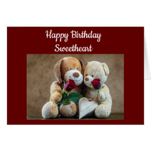 CARTÃO FELIZ ANIVERSÁRIO PARA MEU **QUERIDO**