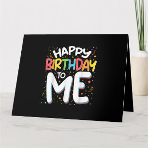 Cartão Feliz Aniversário Para Mim Festa de aniversário En