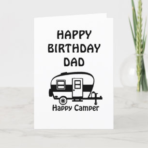 CARTÃO FELIZ ANIVERSÁRIO PARA MINHA FELIZ CAMPER ***PAI**