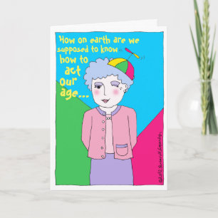 Cartão Feliz Aniversário para o Velho Amigo que é Jovem n