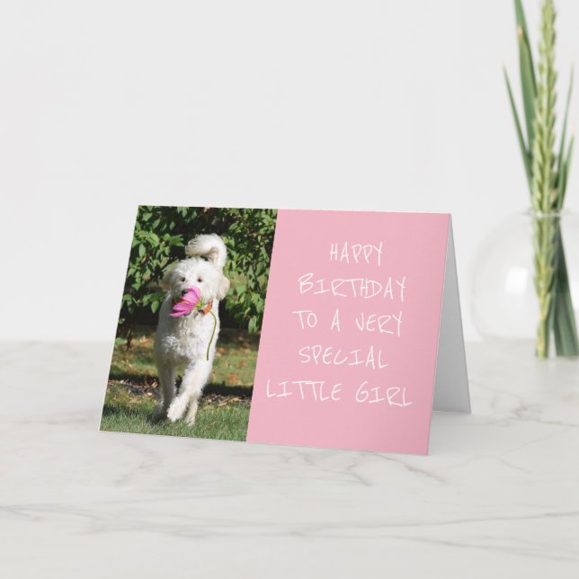 CARTÃO FELIZ ANIVERSÁRIO PARA **UMA MENINA MUITO ESPECIAL (Frente)