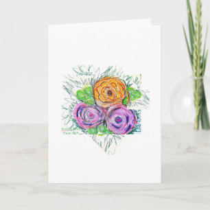 Cartão Feliz aniversário para você!