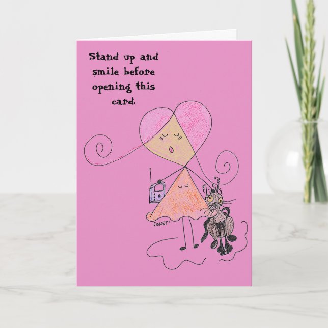 Cartão Feliz Aniversário Para Você (Frente)