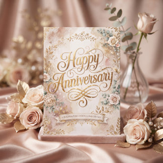 Cartão Feliz Aniversário para vocês dois! 