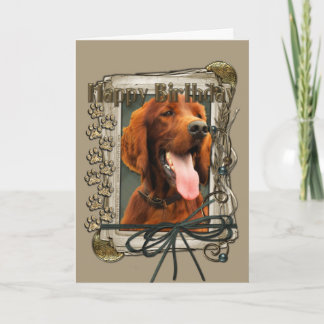 Cartão Feliz Aniversário - Patas Pedras - Setentrional Ir