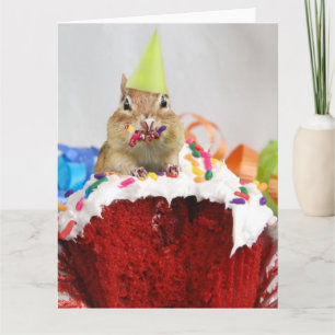 Cartão Feliz Aniversário Pequeno Chipset