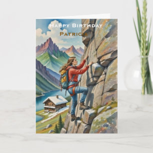Cartão Feliz Aniversário Personalizado Aventureiro de Es
