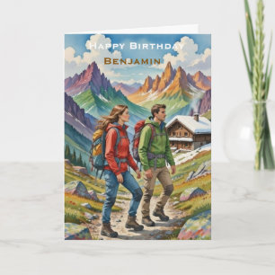 Cartão Feliz Aniversário Personalizado Aventureiro de Es
