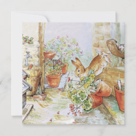 Cartão Feliz aniversário Peter o coelho