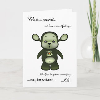 Cartão Feliz aniversário - por Nanofa