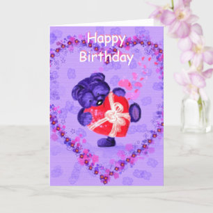 Cartão Feliz Aniversário - Presente De Amor - Para Você