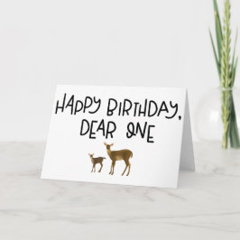 Cartão Feliz aniversário, querida carta