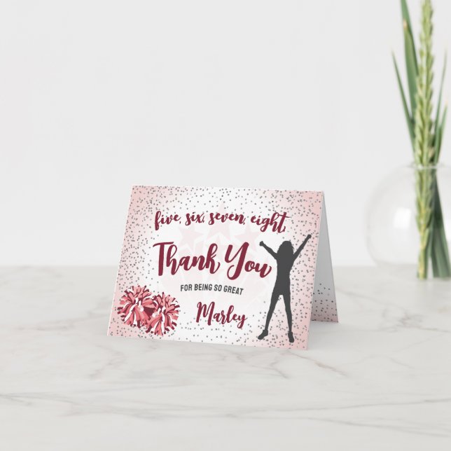 Cartão Feliz Aniversário Rosa Muito Obrigado (Frente)