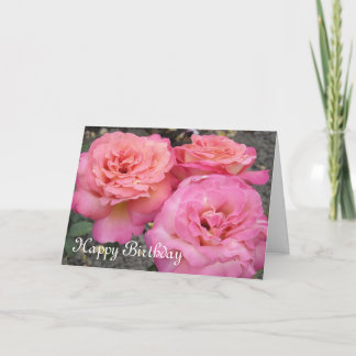 Cartão Feliz Aniversário Rose Delight