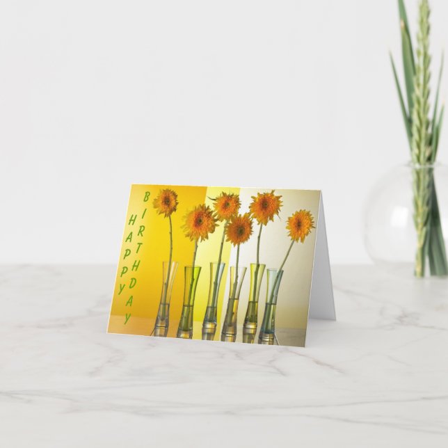 Cartão Feliz Aniversário Sol! (Frente)